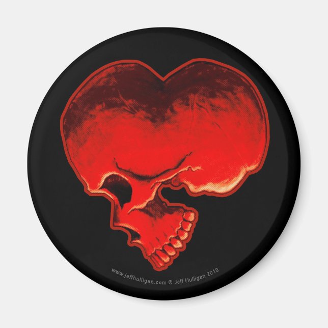 Íman Magneta cardíaca (redondo) (Frente)