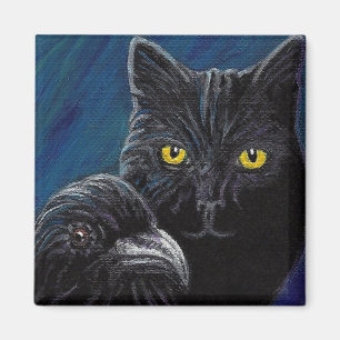 Íman Magneta Cat & Raven de Poe