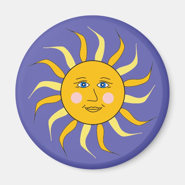 Íman Magneta Celestial Sun Art (Frente)