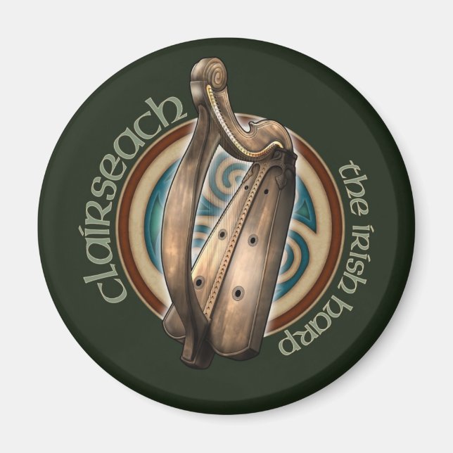 Íman Magneta Celtic Harp (Frente)