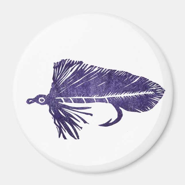 Íman Magneta Clássica "Roxo Matuka Streamer" (Frente)