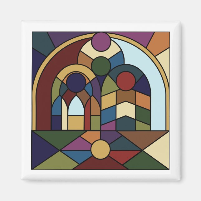 Íman Magneta Colorblock (Frente)