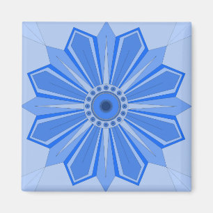 Íman Magneta com arte floral