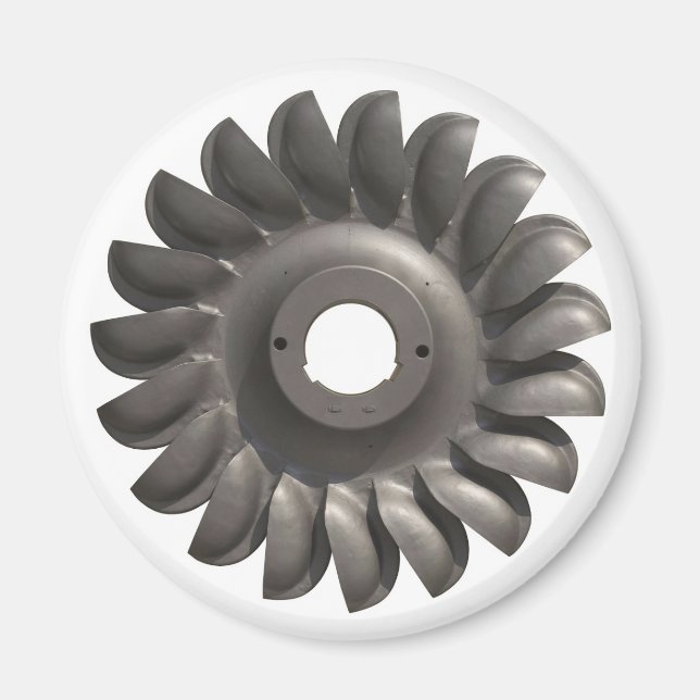 Íman Magneta com turbina d'água (Frente)