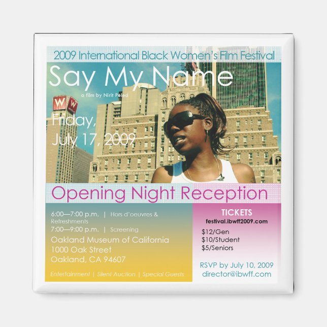 Íman Magneta comemorativa do IBWFF 2009 (Frente)