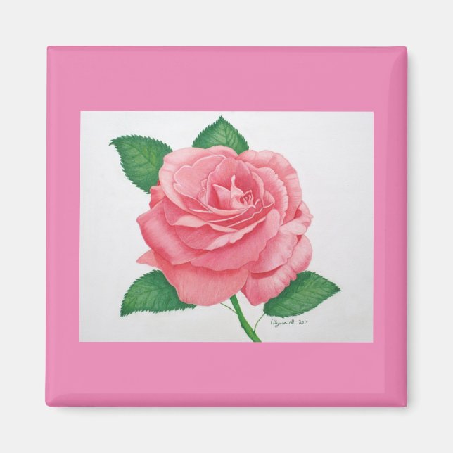 Íman Magneta cor-de-rosa (Frente)