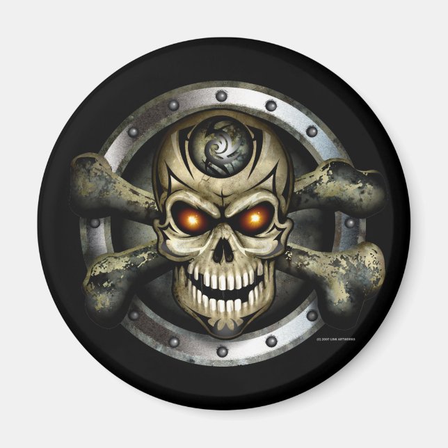 Íman Magneta Crossbones (Frente)