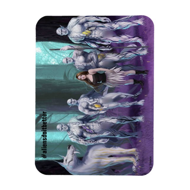 Íman Magneta da família escolhida (Vertical)