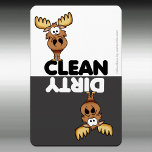 Íman Magneta da lava-louça<br><div class="desc">Magneta de alça branca para alça limpa/suja de louça POR FAVOR NOTE que esta design foi criada apenas para o grande ímã</div>