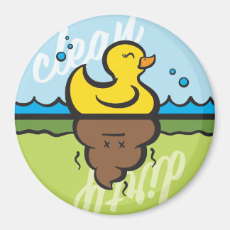 Íman Magneta da lavadora suja limpa