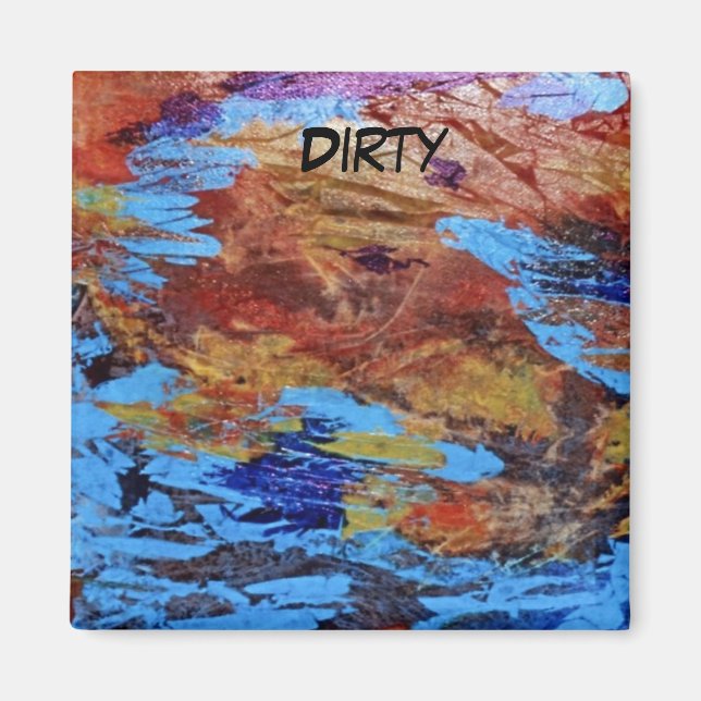 Íman Magneta da máquina de lavar louça "Autumn Streams" (Frente)