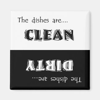 Íman Magneta da máquina de lavar louça limpa ou suja