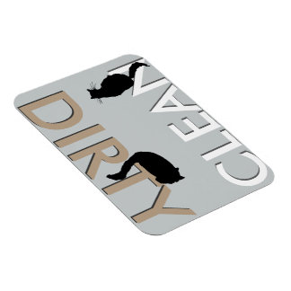 Íman Magneta da máquina de lavar louça para gatos suja