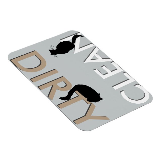 Íman Magneta da máquina de lavar louça para gatos suja (Lado Direito)