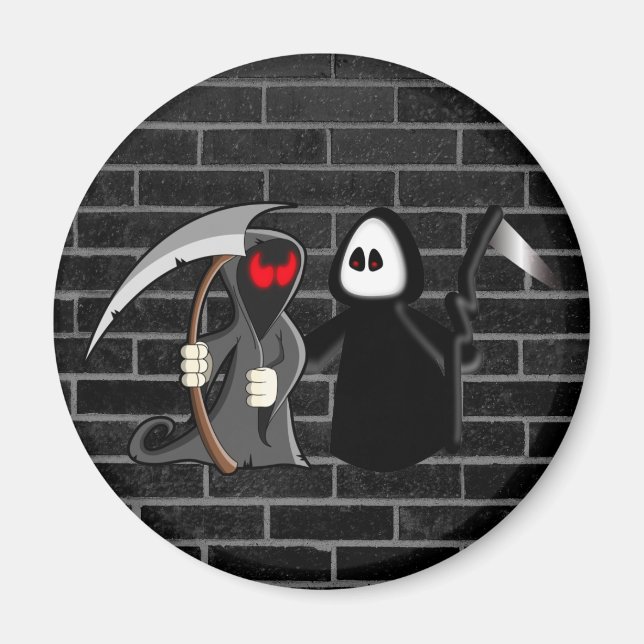 Íman Magneta da Morte de Grim Reaper (Frente)