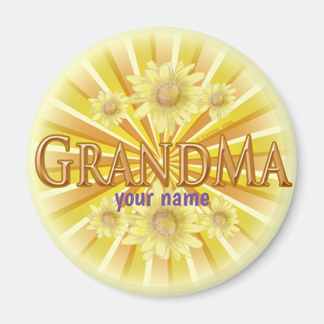 Íman Magneta Daisy Grandma (Frente)