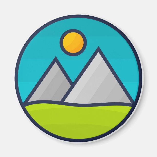 Íman Magneta das montanhas (Frente)