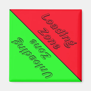 Íman Magneta das zonas de carga e descarga da máquina d