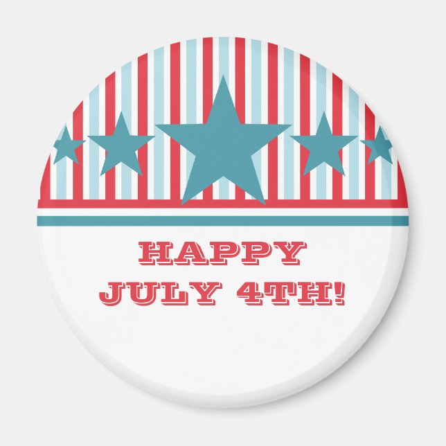 Íman Magneta de 4 de julho de 2010 (Frente)