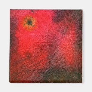 Íman Magneta de Abstrato de arte "Black Star"