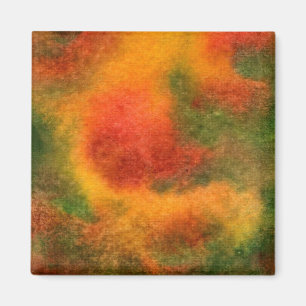Íman Magneta de Abstrato de arte "Cosmos Yellow"