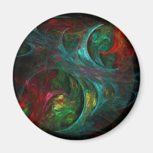Íman Magneta de Abstrato de Arte Genesis