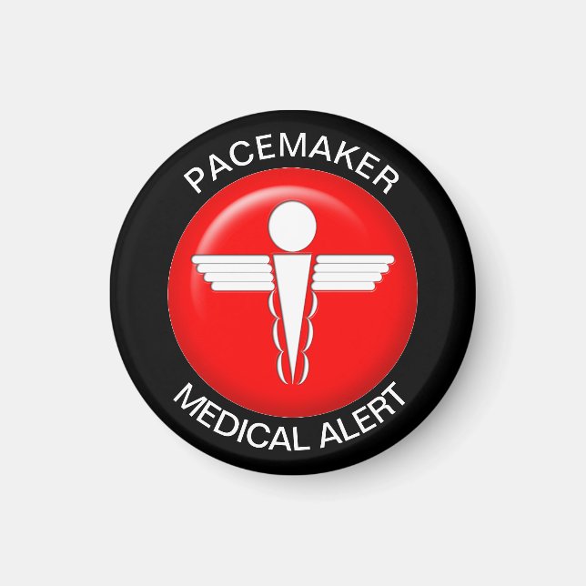 Íman Magneta de Alerta Médico do Pacemaker (Frente)