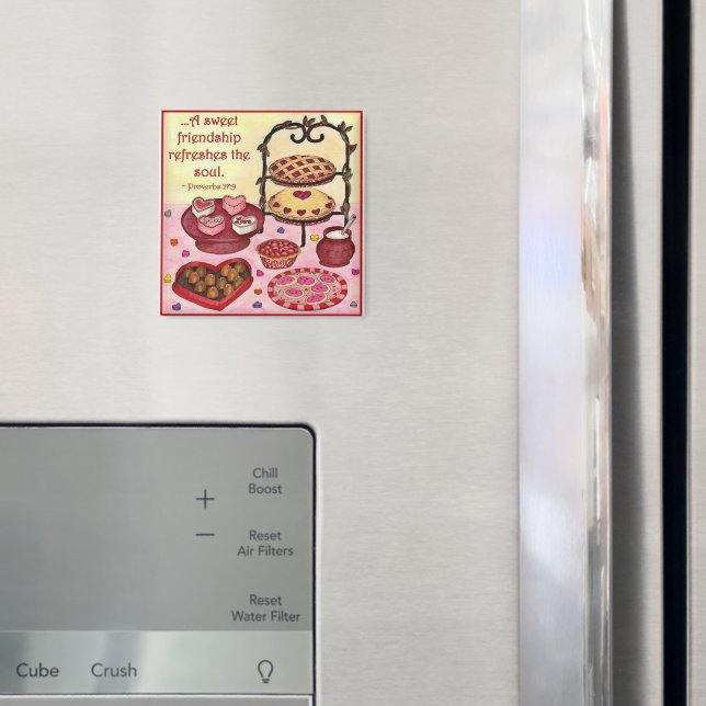 Íman Magneta de Amizade Doce (In Situ (Fridge))
