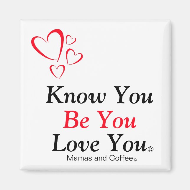 Íman Magneta de amor próprio (Frente)