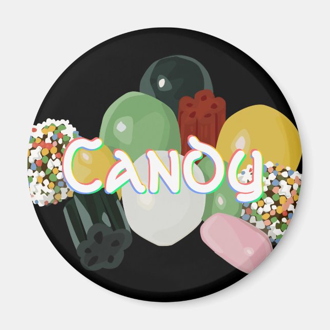 Íman Magneta de Amortização de Candy (Frente)