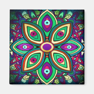 Íman Magneta de Arte de Lotus
