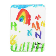 Magneta de arte infantil