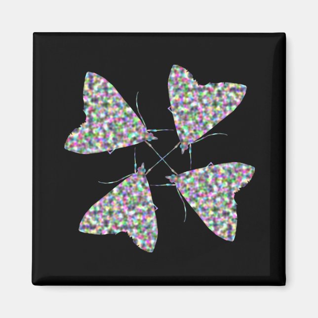 Íman Magneta de arte multicores (Frente)