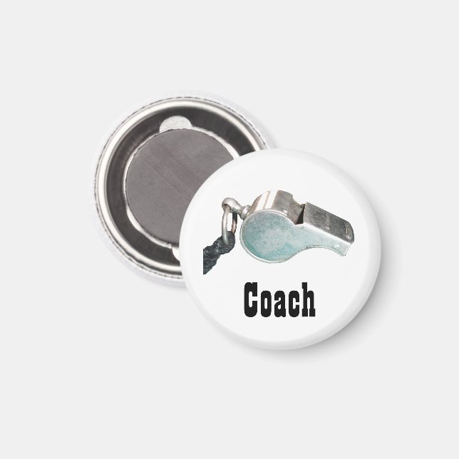 Íman Magneta de assobio do treinador (Front/Back)