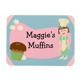 Íman Magneta de Bakery Personalizável e Custa