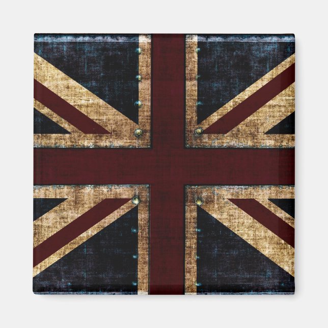 Íman magneta de bandeira do Reino Unido (Frente)