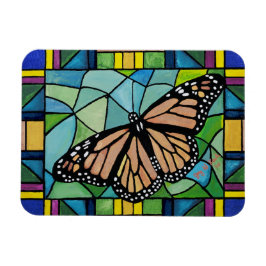 Íman Magneta de borboleta de vidro contida