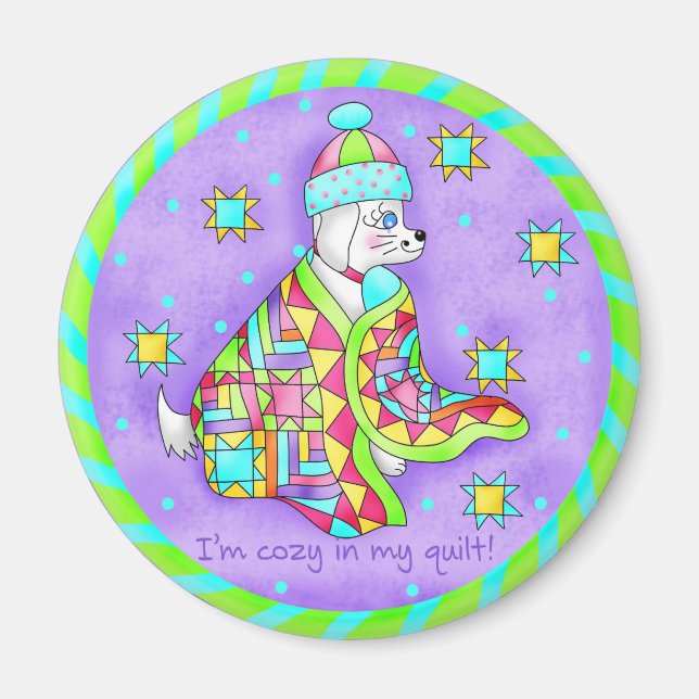 Íman Magneta de Cachorro do Quilover (Frente)