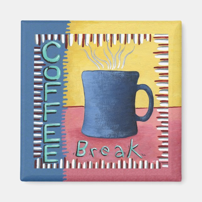 Íman Magneta de café quebrado (Frente)