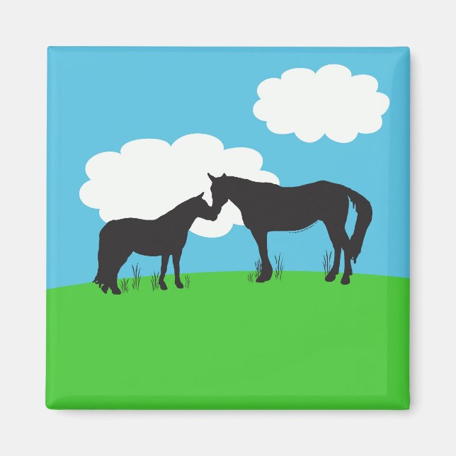 Íman Magneta de Cavalos (Frente)