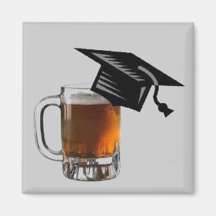 Íman magneta de cerveja boné de formatura