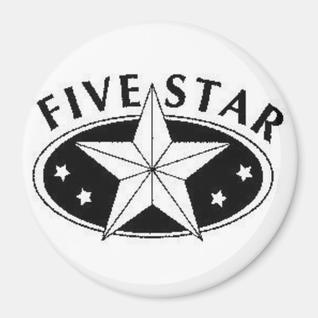 Íman Magneta de cinco estrelas (Frente)