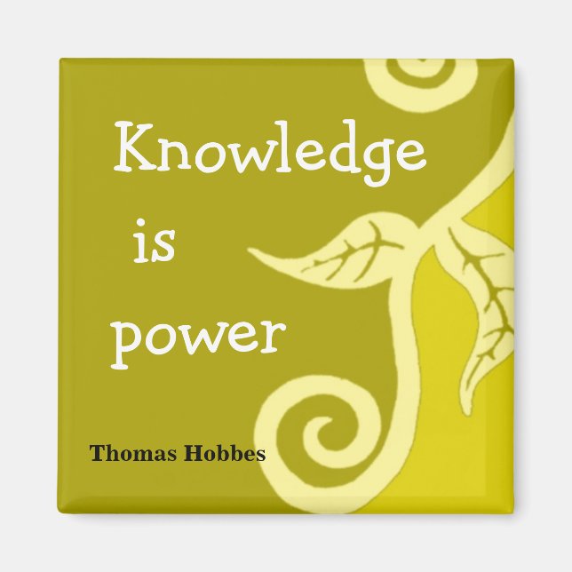 Íman Magneta de citação motivacional Inspiracional (Frente)