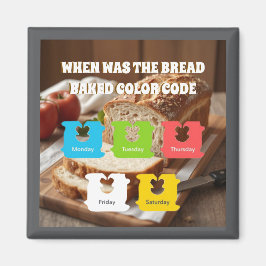 Íman Magneta de código de cores para criadores de pão
