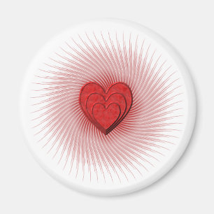 Íman Magneta de Coração Luminosa