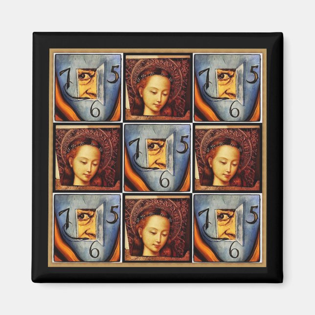 Íman Magneta de cozinha Dalimadonna (Frente)