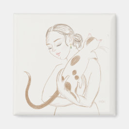 Íman Magneta de Cudles de gatinho