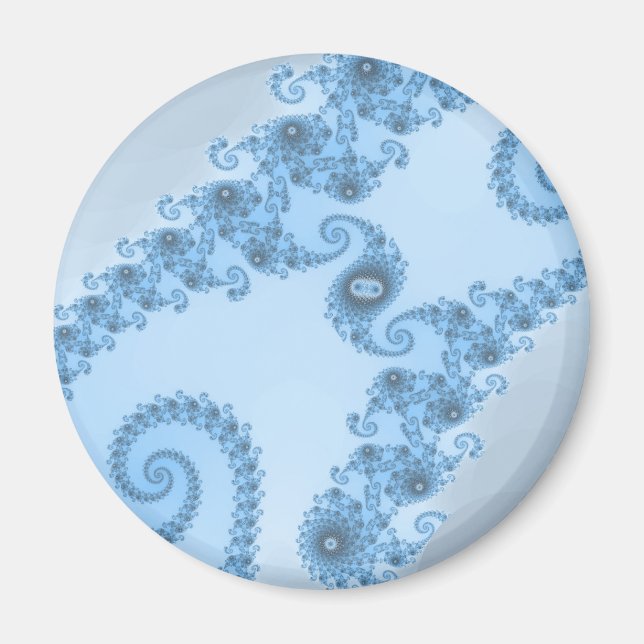 Íman Magneta de dança azul (Frente)