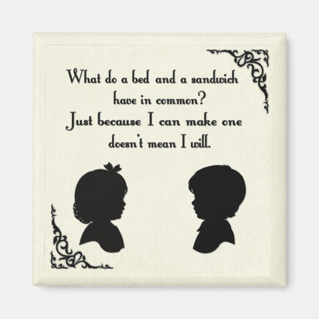 Íman Magneta de Débito Bed & Sandwich (Frente)