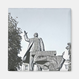 Íman Magneta de desenho do Lenin Monument